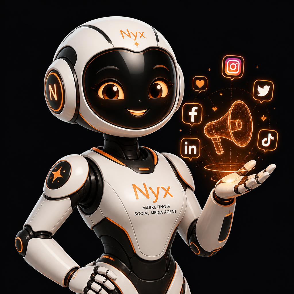 Nyx, Marketing Hub & Social Media Agent